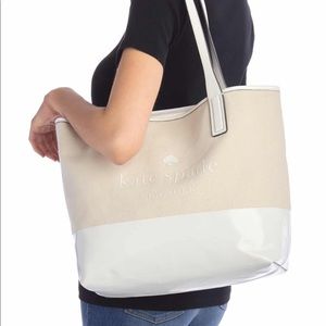 Kate spade Leather ash street compartment tote